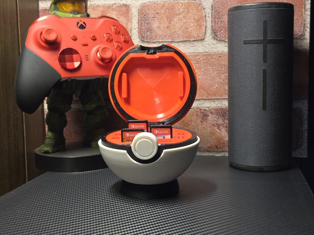 Pokeball Switch/3ds/sd Card Case - Etsy