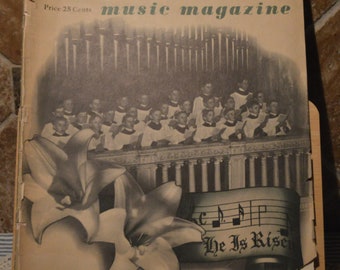 The Etude Music Magazine~March 1940~12 1/4" x 10 1/2"~Lots Of Articles~Advertisements~Music