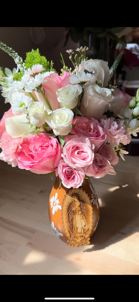 Virgencita Vase 8"