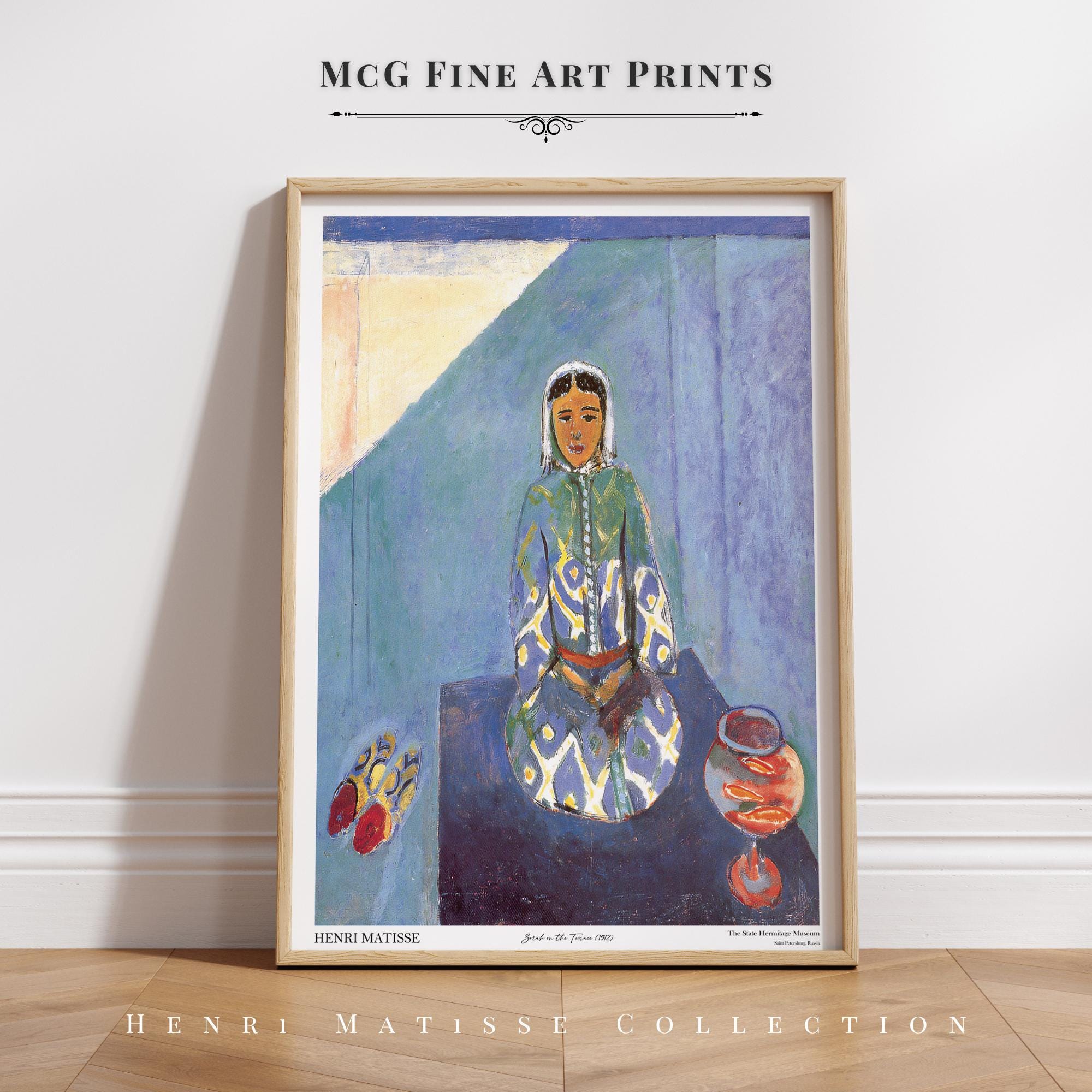 Zorah on the Terrace Matisse Gallery Wall Art Print Vintage
