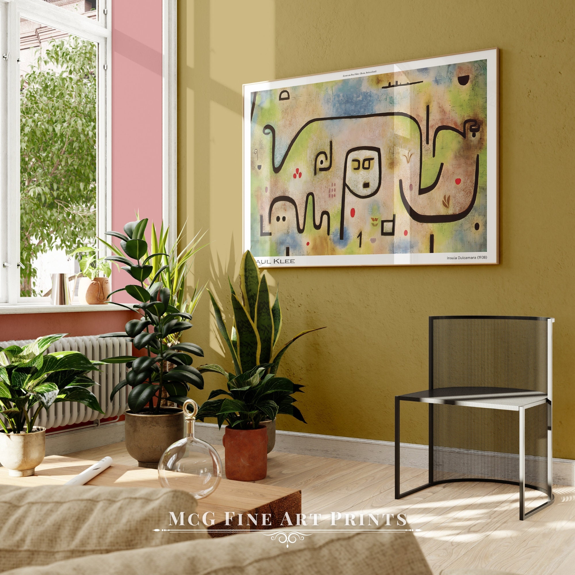 Insula Dulcamara Paul Klee Print Modern Minimalist Gallery Wall