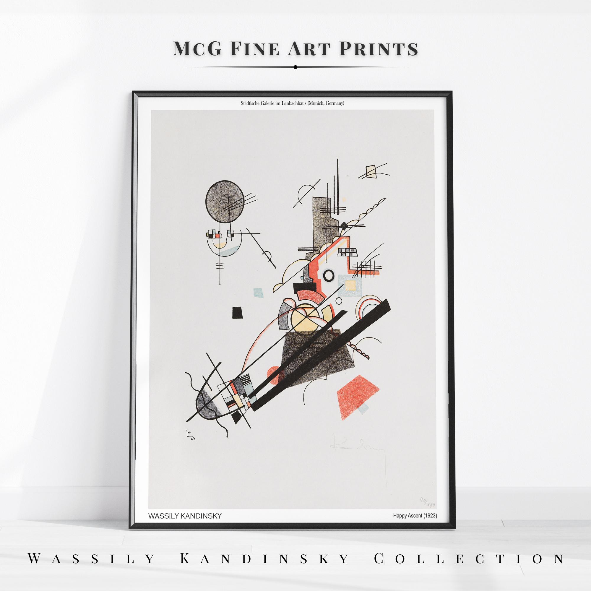 ハッピーアセント カンディンスキー ウォールアートプリント ミッド