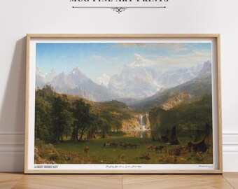 ロッキー山脈 ランダーズピーク ウォールアートプリント