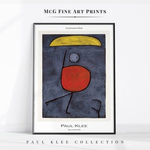 With Umbrella Paul Klee Print Modern Minimalist Gallery Wall Art Poster Abstract Mid Century Painting Living Room Boho Home Decor|PWA#065