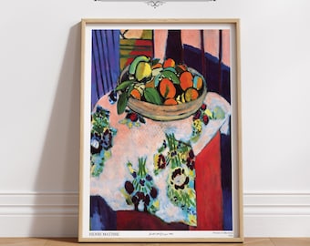 オレンジの入ったバスケット マティス ギャラリー ウォールアート