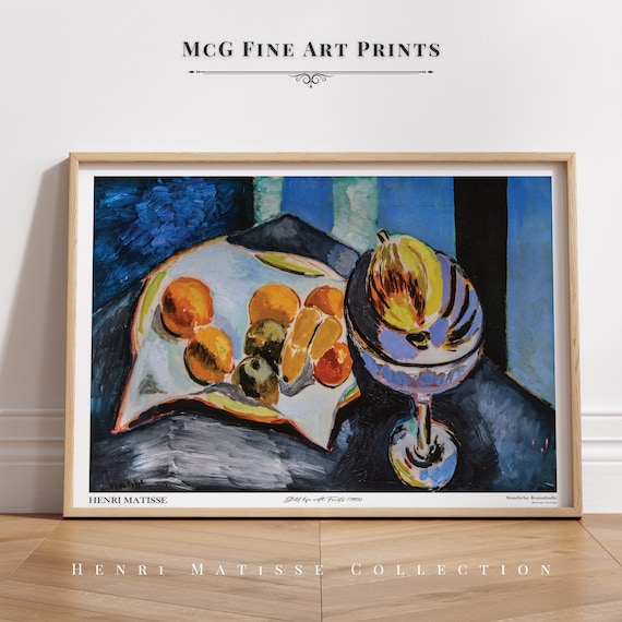 果物のある静物画 マティス ギャラリー ウォール アート フード
