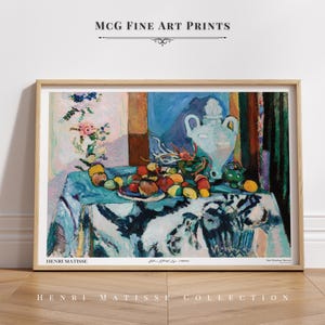 アンリ・マティス、青い静物画、Nature morte bleue、1907 年、アート