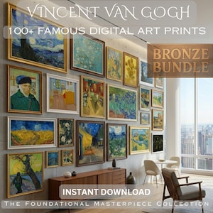 100+ Van Gogh Art Prints Vintage Gallery Wall Decor Famous Oil Painting Printable Room Decor Digital Download#2920