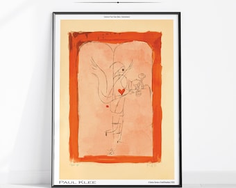 A Genius Serves a Small Breakfast Paul Klee Print Modern Minimalist Gallery Wall Art Abstract Poster  Aesthetic Living Room Home Decor#1497