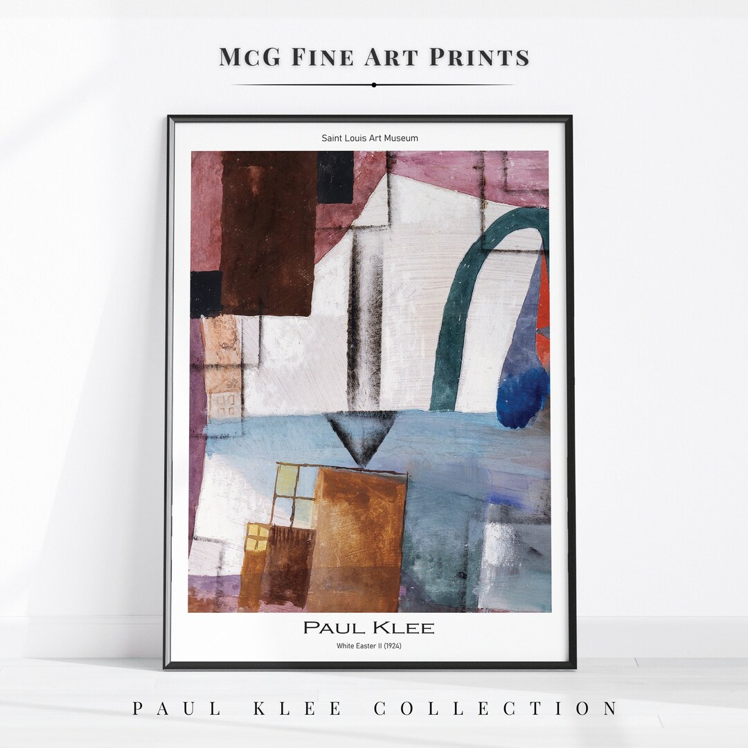 Paul Klee White Easter II Print Abstract Gallery Wall Art Bauhaus
