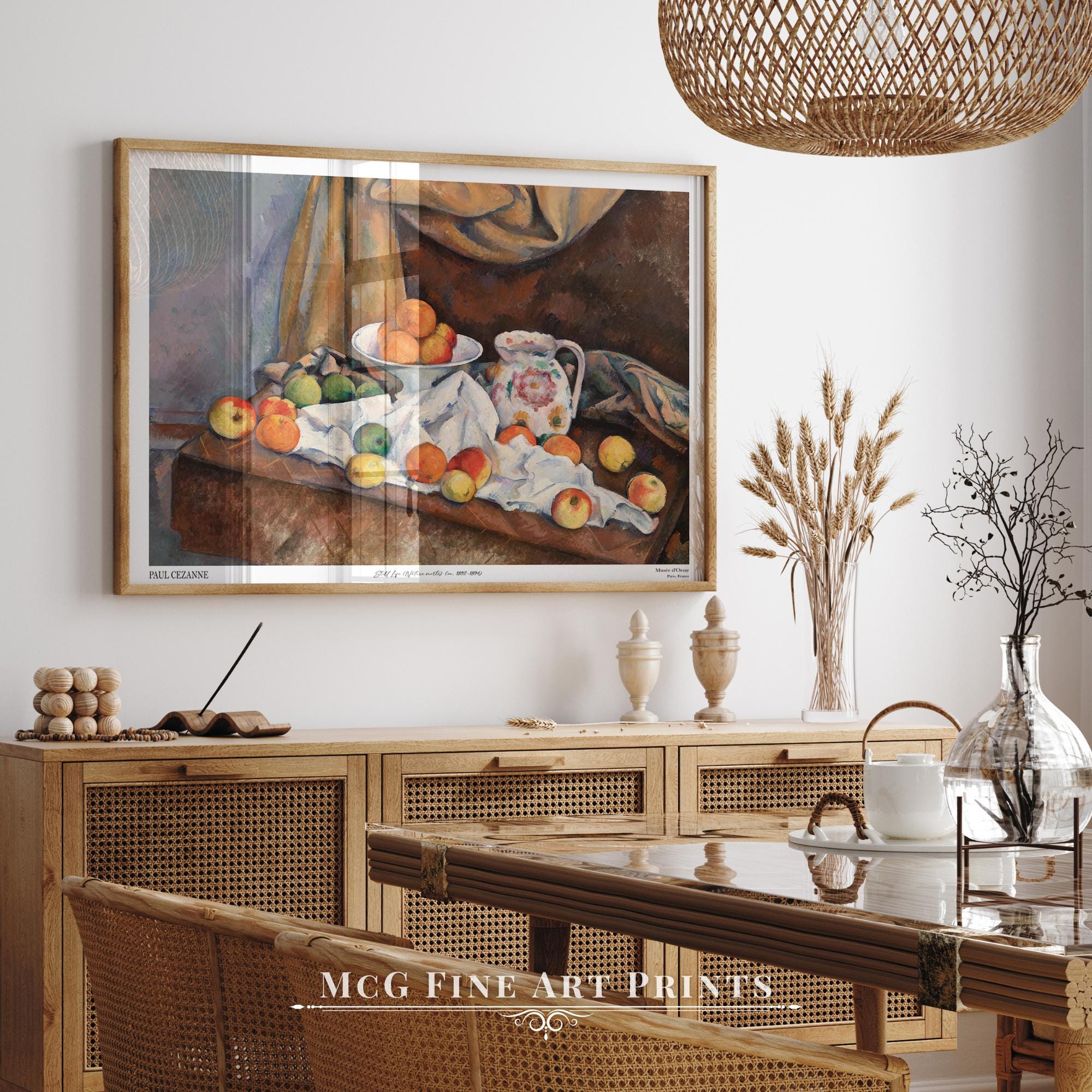 Still Life Gallery Wall Art Food Print Vintage Aesthetic Fruits