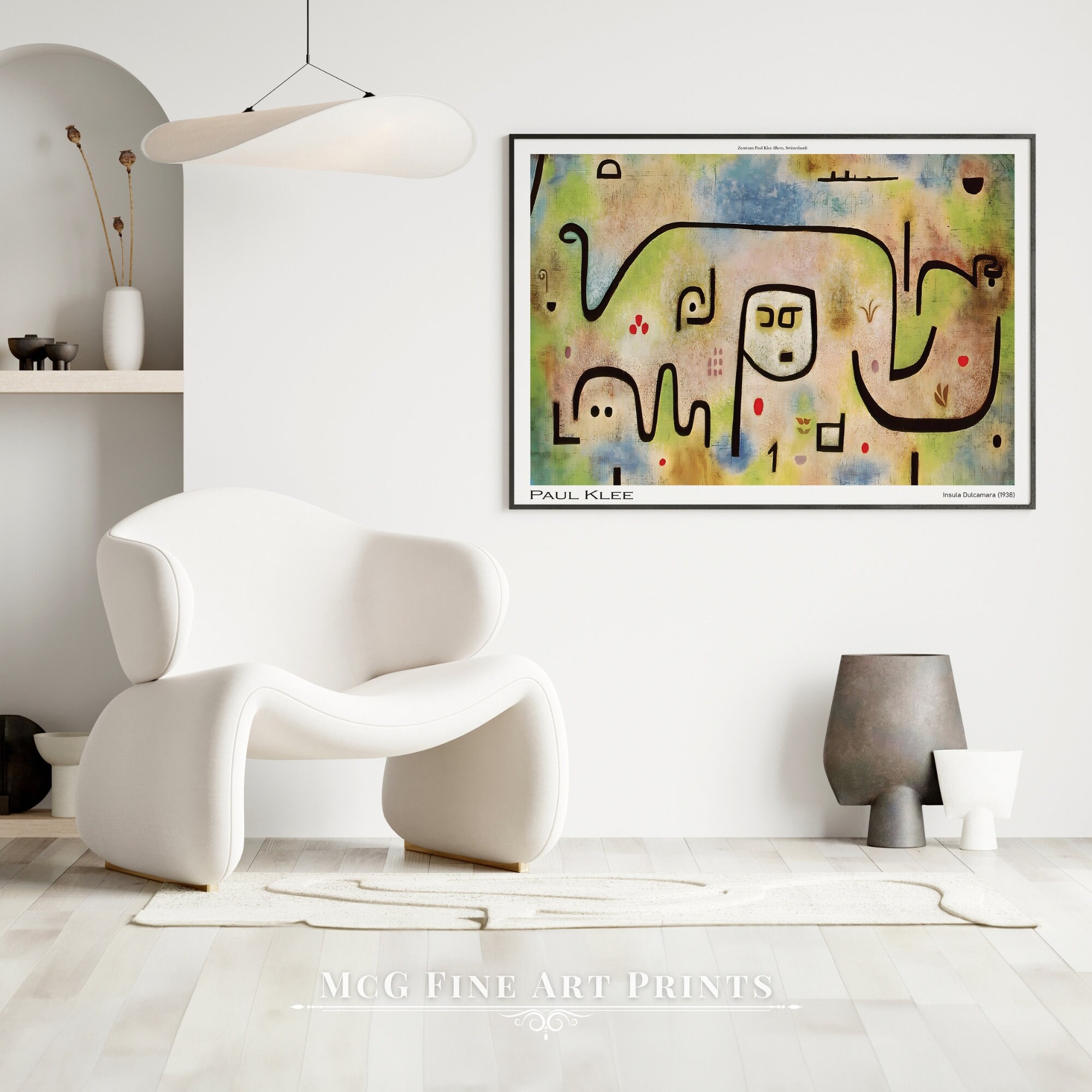 Insula Dulcamara Paul Klee impression affiche d'art mural galerie