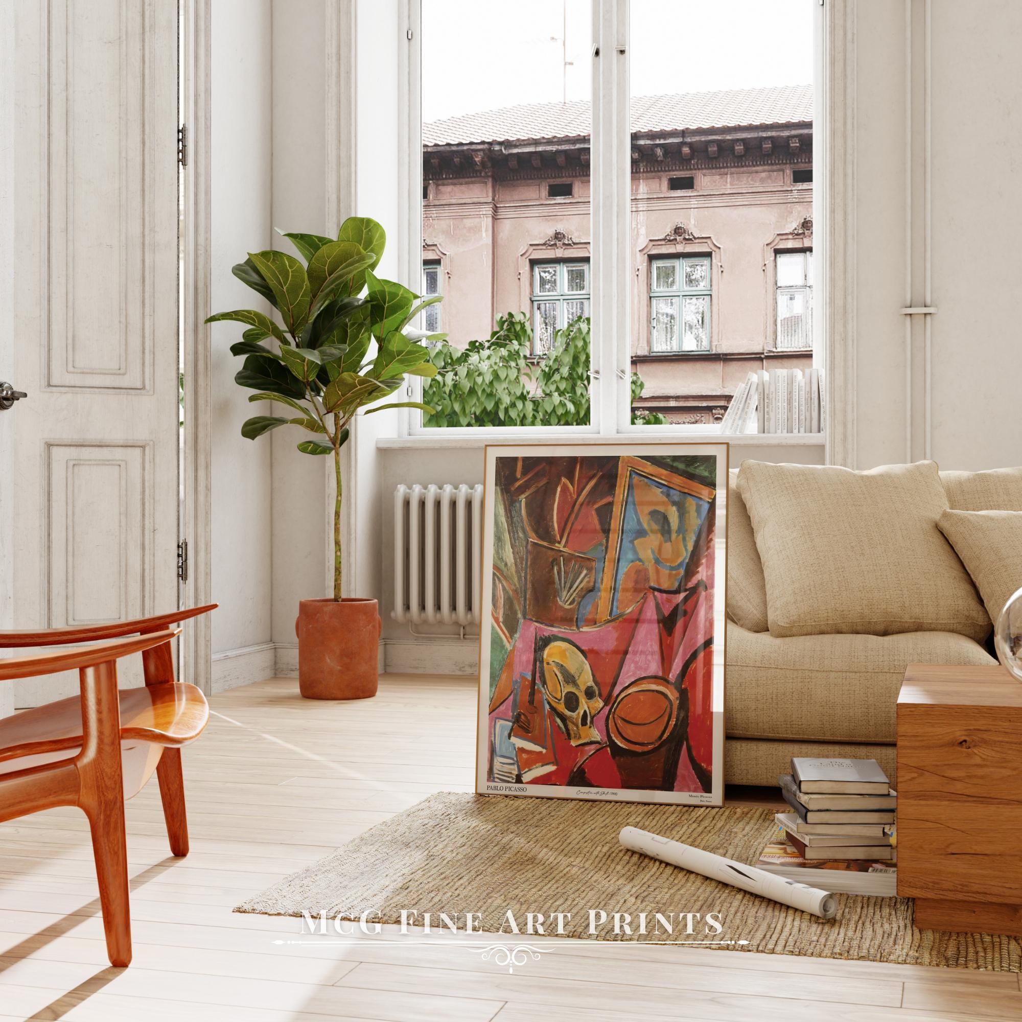 Composition With Skull Picasso Gallery Wall Art Print Mid