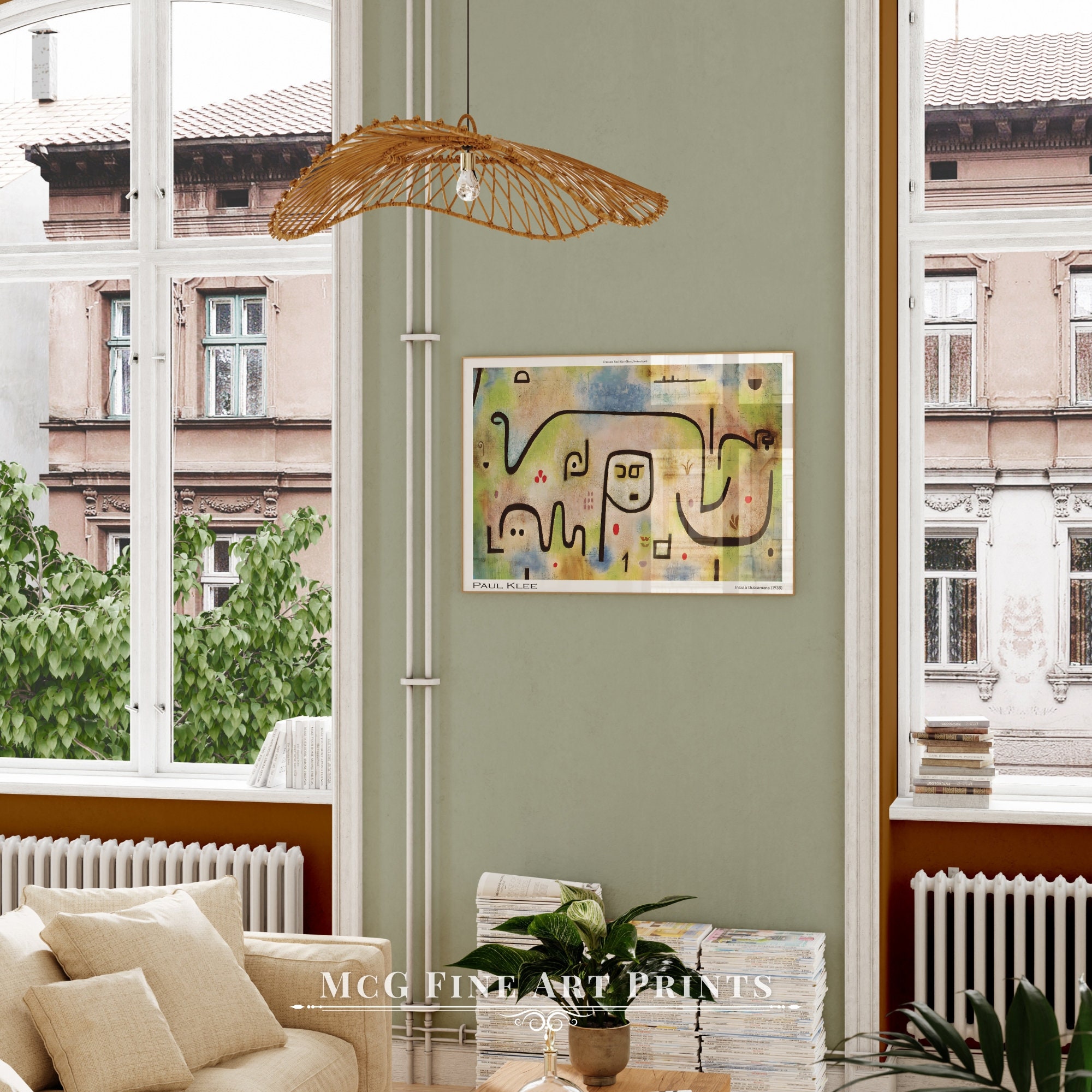 Insula Dulcamara Paul Klee Print Modern Minimalist Gallery Wall