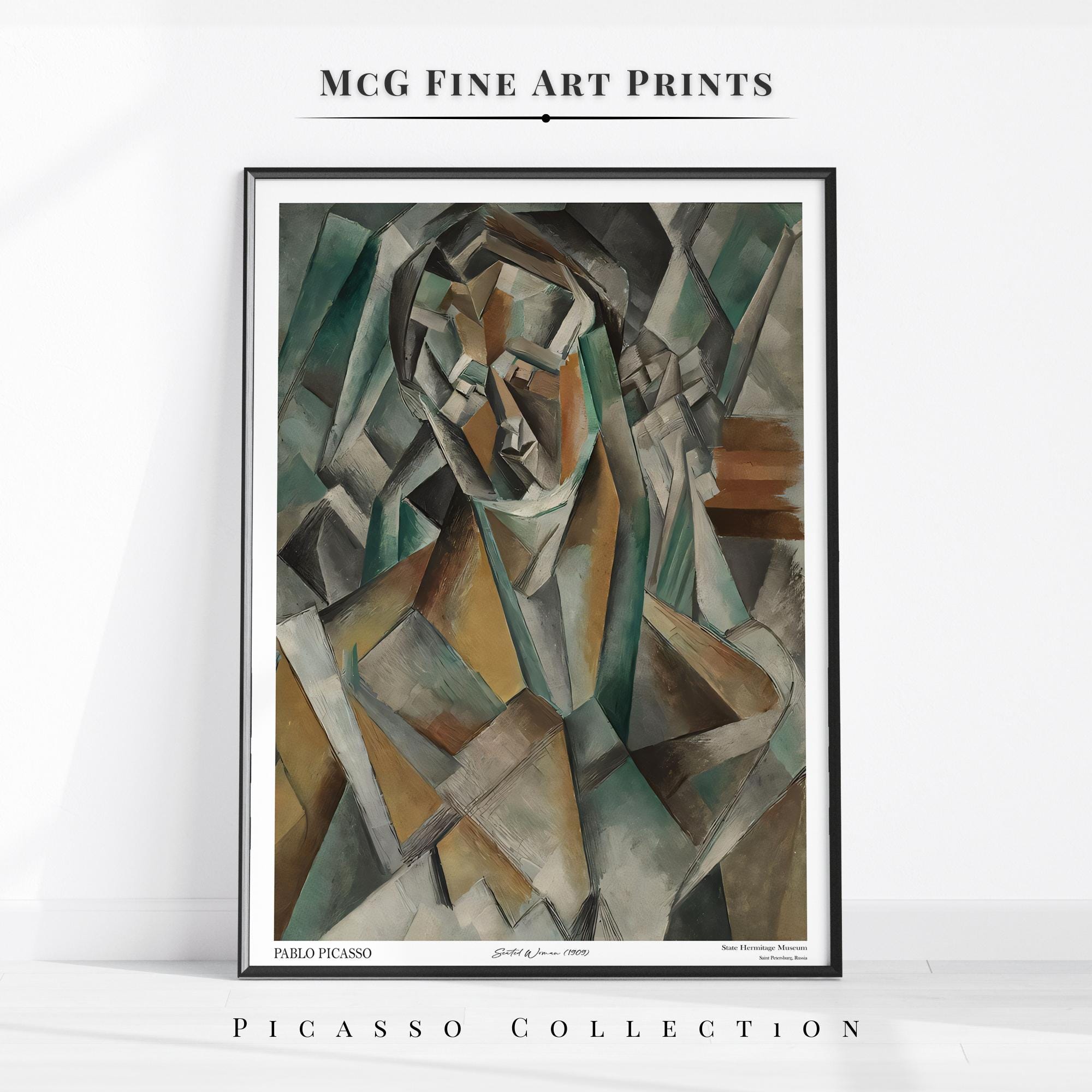 Picasso seated woman - Etsy 日本