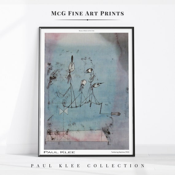 アート・デザイン・音楽 Paul Klee Twittering Machine Paul Klee Print Modern Minimalist Gallery Wall