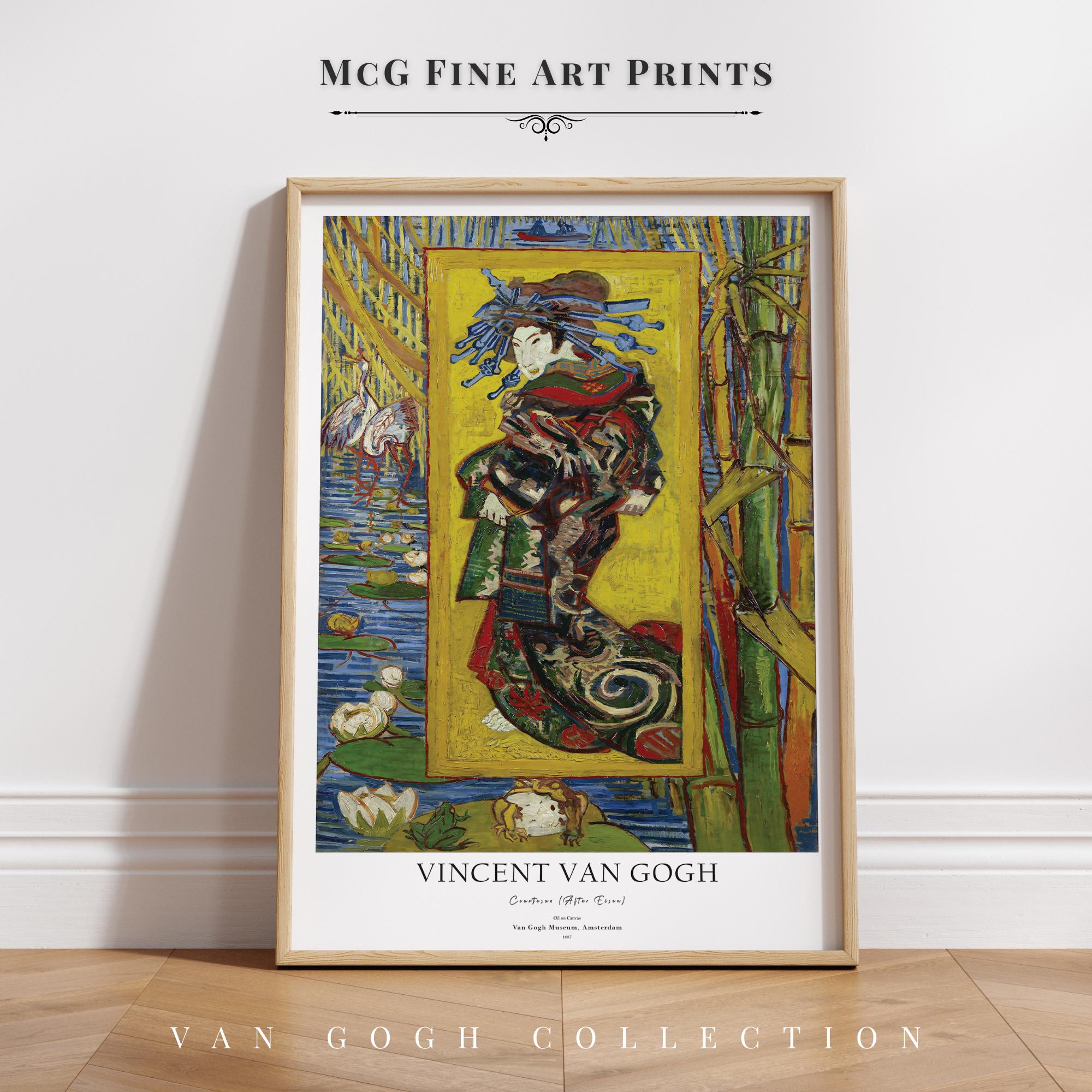 Courtesan After Eisen Van Gogh Gallery Wall Art Print Vintage
