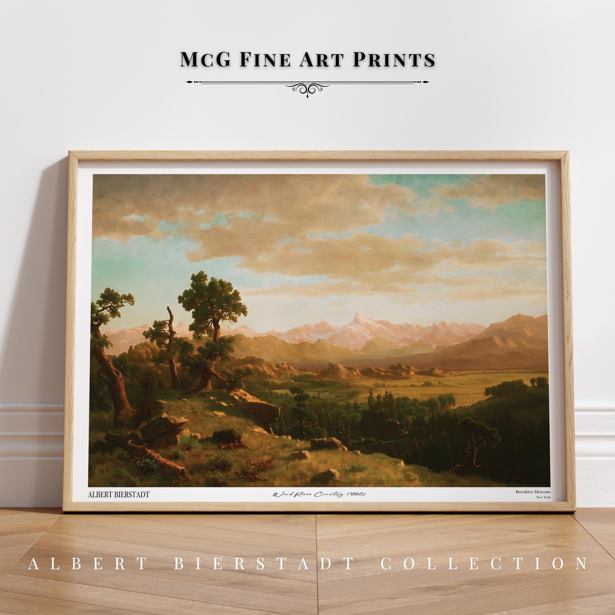 古書【洋書】PIETER PORTERS ブルーメンヴォールヘット　インテリア Wind River Country Gallery Wall Art Print Vintage American