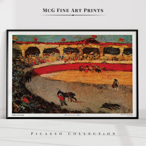 闘牛場 ピカソ ギャラリー ウォールアートプリント ヴィンテージ