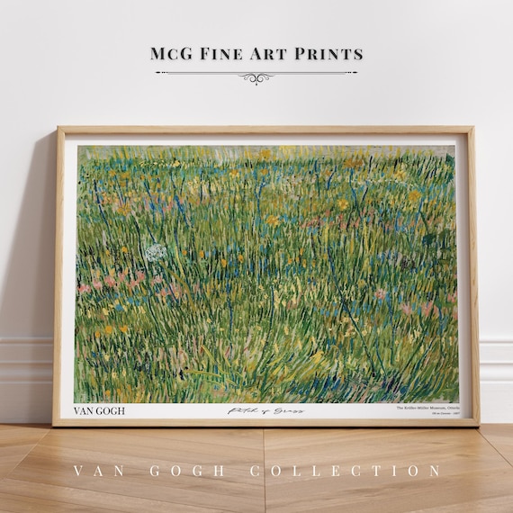 草のパッチ ゴッホ ギャラリー ウォールアート プリント
