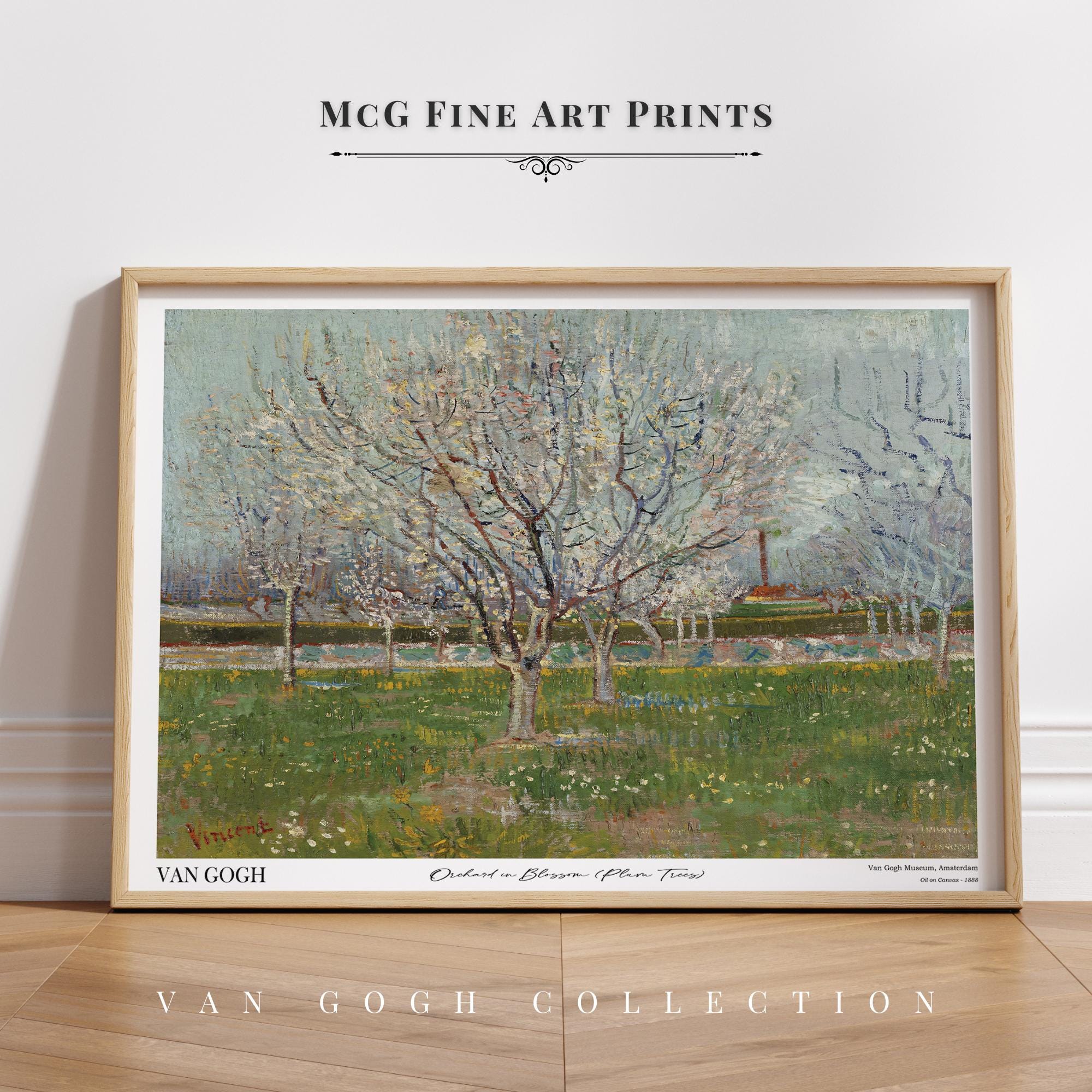 果樹園の花が咲く梅の木 ゴッホ ギャラリー ウォールアートプリント