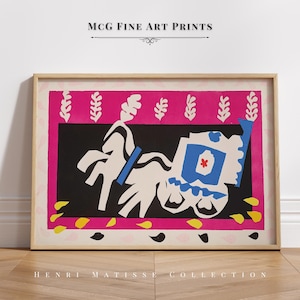 Pierrots Funeral Matisse Gallery Wall Art Print Mid Century Modern Abstract Oil Painting Horse Cart Poster Aesthetic Living Room Decor#2650