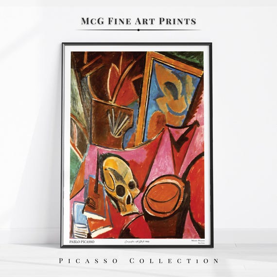 Composition With Skull Picasso Gallery Wall Art Print Mid