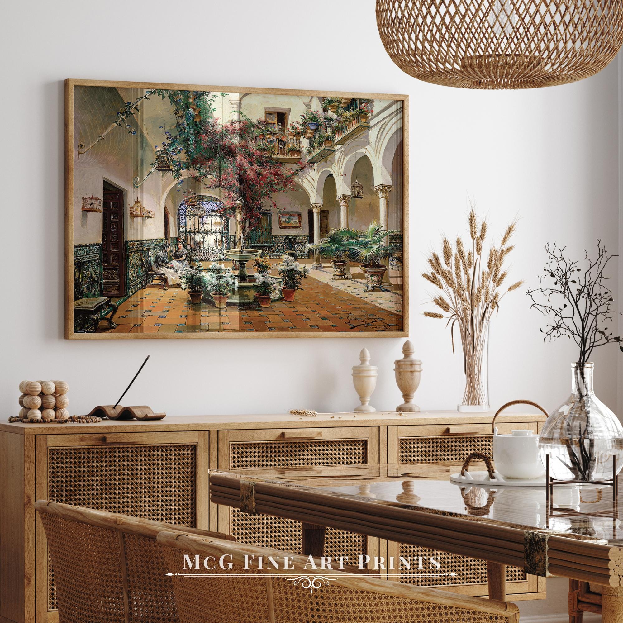 インテリア コートヤード セビリア ギャラリー ウォール アート