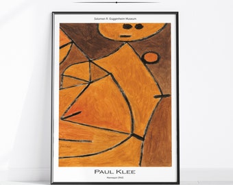 Mannequin Paul Klee Print Moderne minimalistische Galerie Wand Kunst Poster Abstrakte Mitte des Jahrhunderts Malerei Boho Wohnzimmer Dekor|PWA#307
