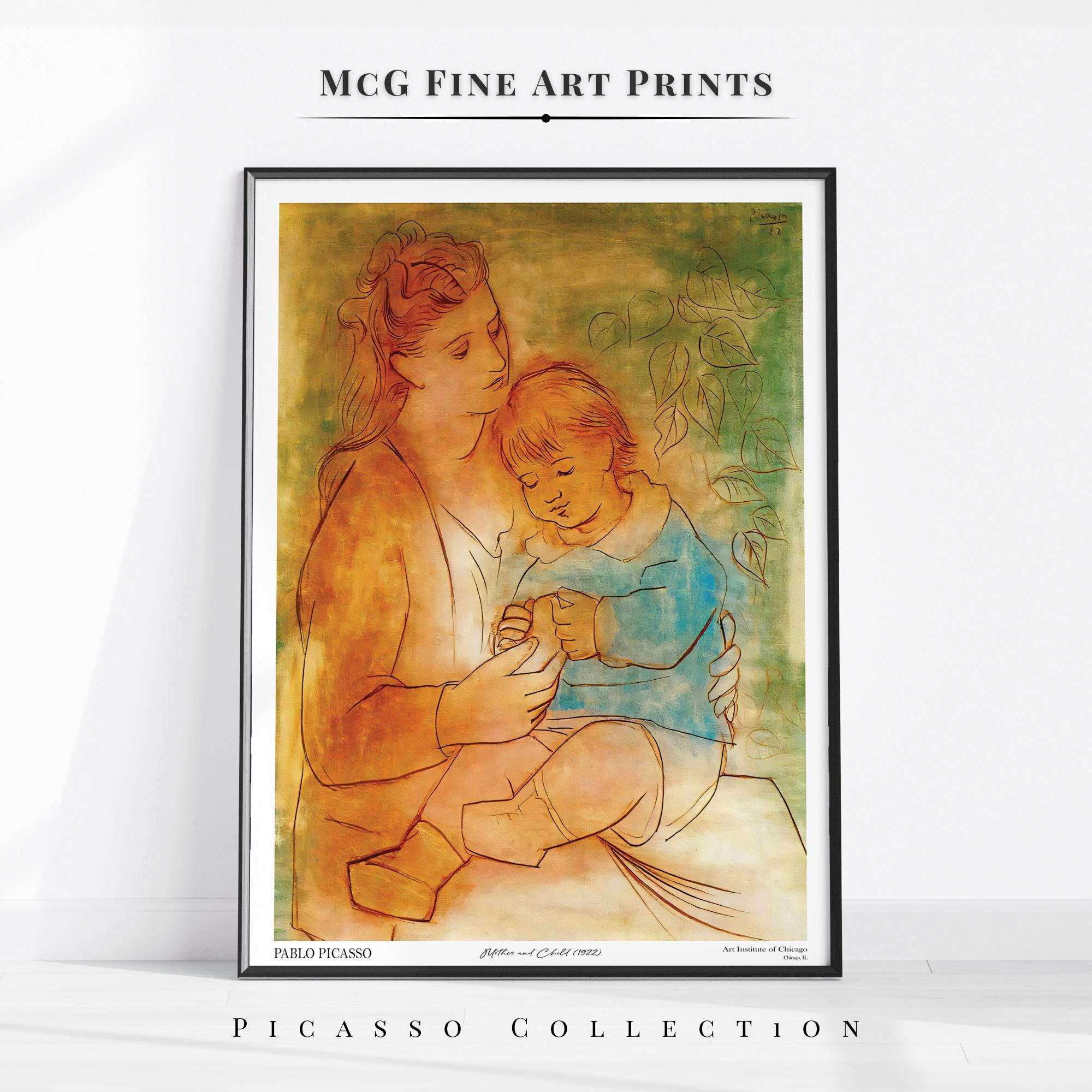 ピカソ 母と子 リトグラフ 1963年 Picasso mother child - Etsy 日本