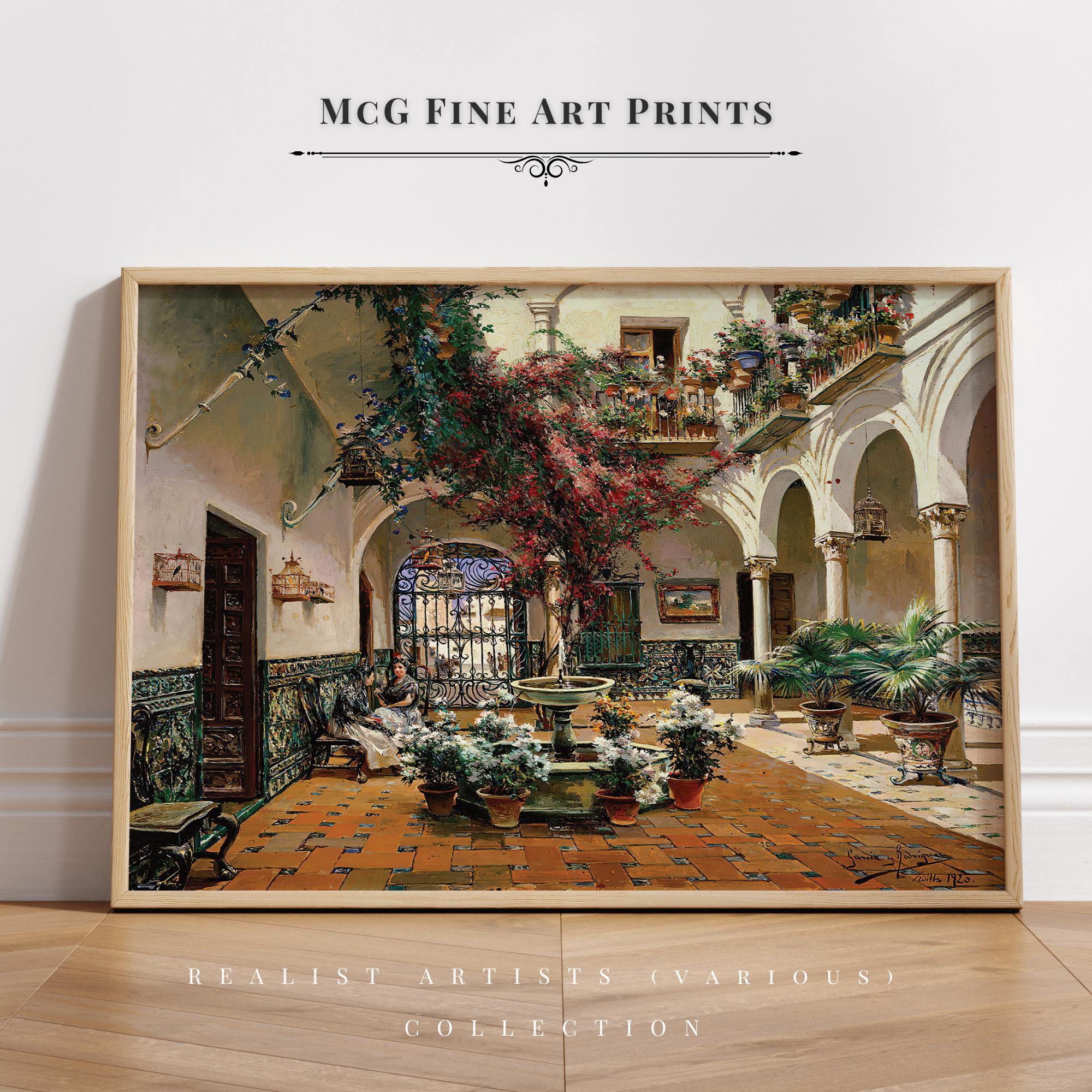 インテリア コートヤード セビリア ギャラリー ウォール アート