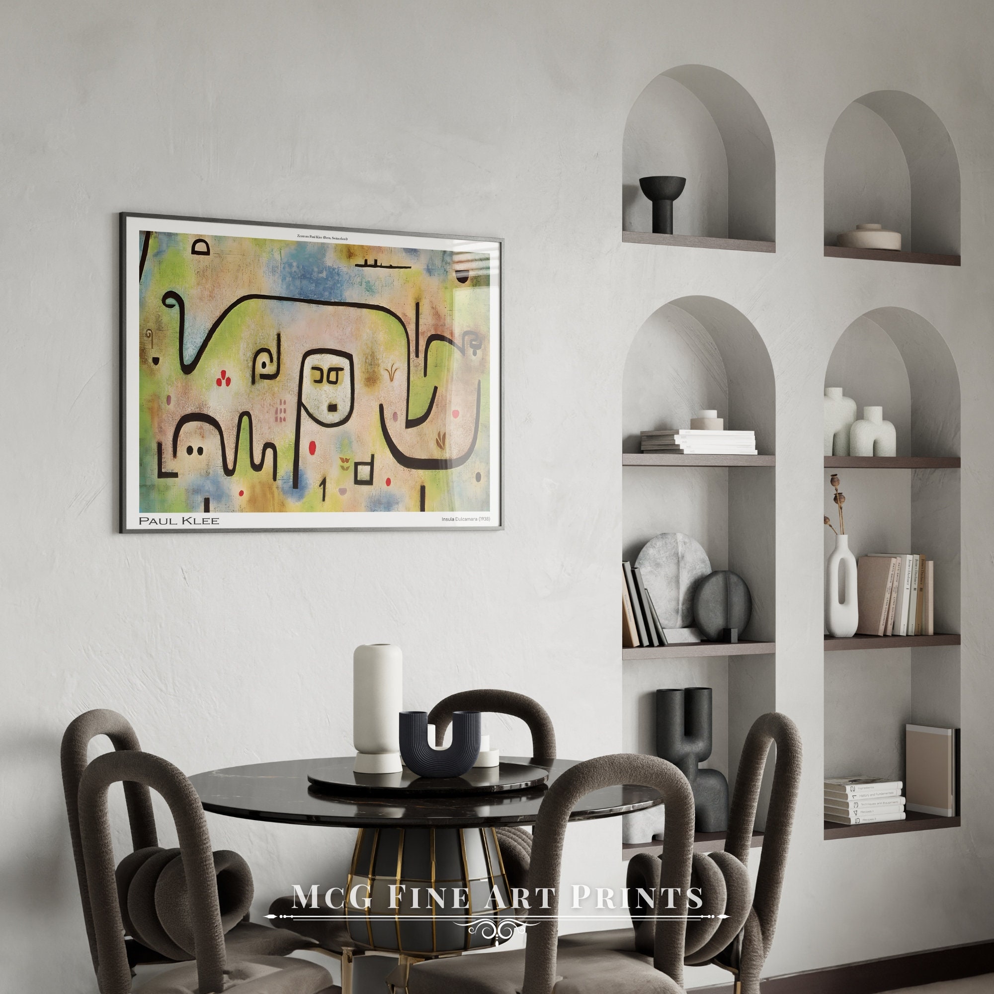 Insula Dulcamara Paul Klee impression affiche d'art mural galerie