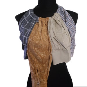 Boho hippie Halter top, drawstring halter top