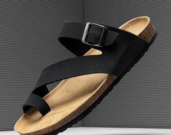 Men's New Summer Casual Beach Shoes | Soft Fashion Versatile Sandals | Breathable Flat Comfort