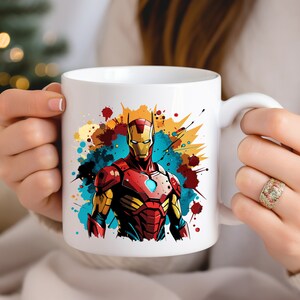 4 Design Superhero Iron SVG PNG Hero Iron Sublimation and Vector Svg Png Transparent Png fullcolor DTG Print files design image 9