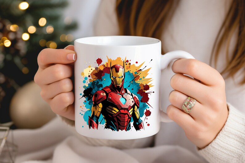 4 Design Superhero Iron SVG PNG Hero Iron Sublimation and Vector Svg Png Transparent Png fullcolor DTG Print files design image 9