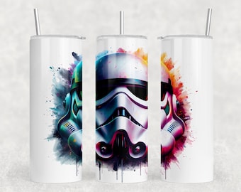 StarWars  Stromtropper Tumbler Wrap Darth Maul 20oz Skinny Tumbler 20 oz Tumbler Png Sublimation Design Template PNG File