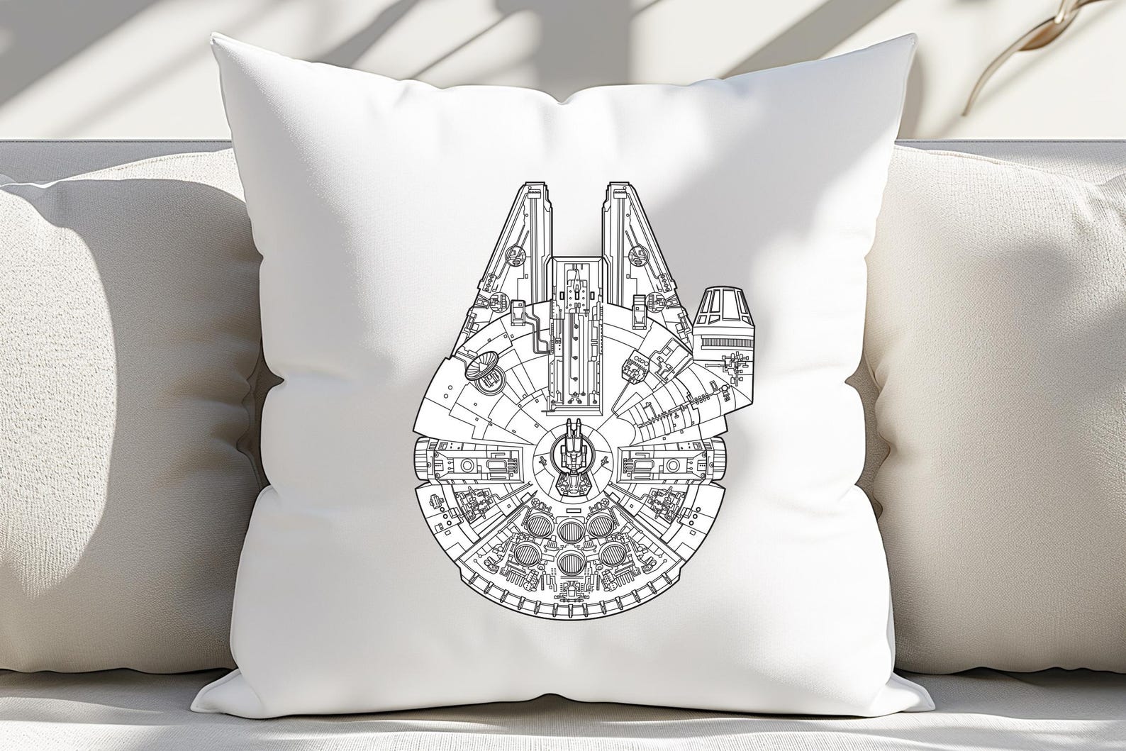 Star Wars Millennium Falcon SVG Star Wars Ships Vector Plans Svg Eps ...