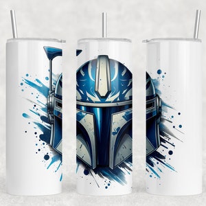 StarWars Mandalor Tumbler Wrap Darth Maul 20oz Flaco Vaso 20 oz Vaso Png Sublimación Diseño Plantilla PNG Archivo