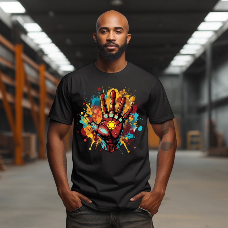 4 Design Superhero Iron SVG PNG Hero Iron Sublimation and Vector Svg Png Transparent Png fullcolor DTG Print files design image 10