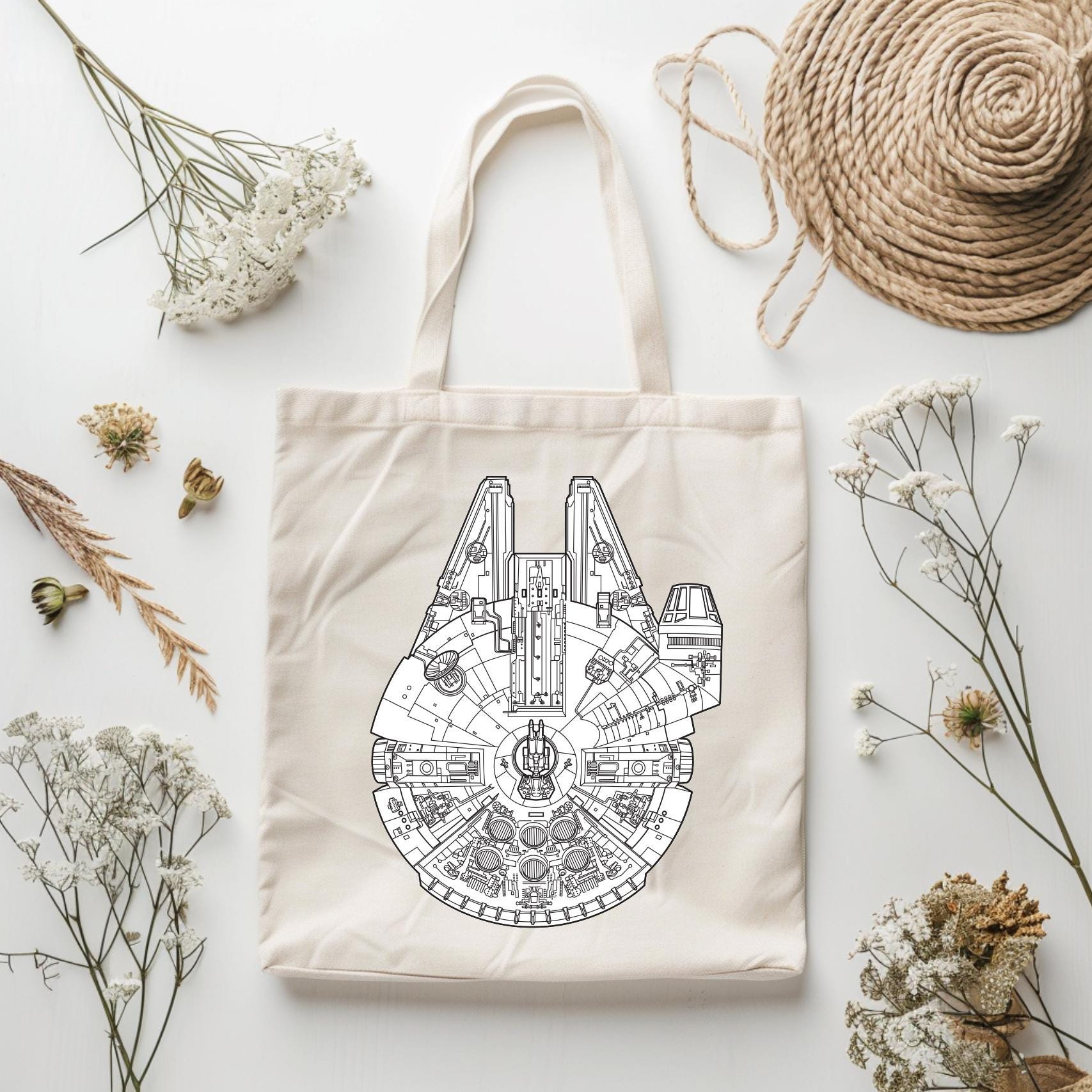 Star Wars Millennium Falcon SVG Star Wars Ships Vector Plans Svg Eps ...