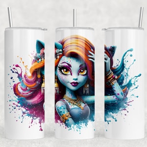 Monster Girl Toralei PNG Design Sublimation Cup Tshirt Design High Resolution Transparent Background PNG