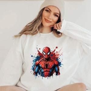 4 Design Superhjälte Spindel SVG PNG Hjälte Spindel Sublimering och Vektor Svg Png Transparent Png Fullfärg DTG Tryckfiler design bild 7