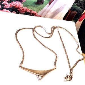 Danish  necklace Mid  century with  pendant Sterling silver Vintage  925