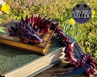 Gemstone Dragon - 3D Printed Sensory Articulated Fidget Toy - Design by Cinderwing3D (Authorized Reseller)