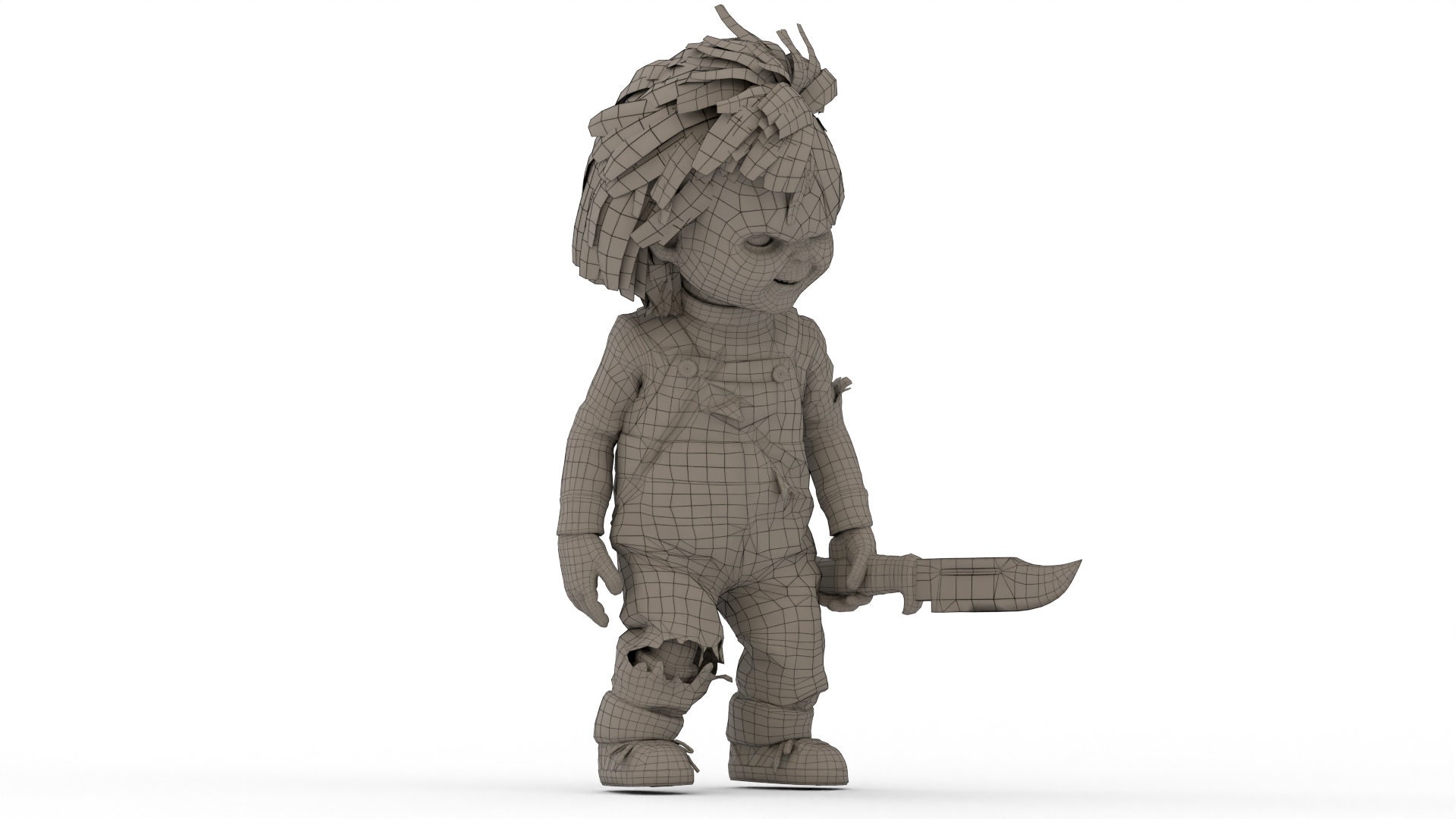 Chucky Dead 3D Models Gaming Character - Etsy