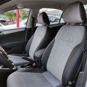 VOLKSWAGEN JETTA Custom Fit Seat Covers - VW Jetta Luxury Leather Seat Covers - Volkswagen Jetta Accessory - Highline - TrendLine