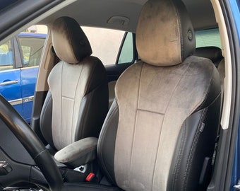 Skoda Scala Leather Seat Covers: Custom Fit, Full Set