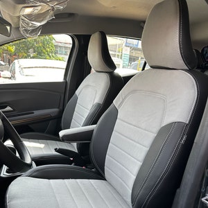 Car Seat Cover-DACIA SANDERO Stepway Seat Covers- Stylish and High-Quality Car Seat Protection-Custom Fit Dacia SANDERO Leather Seat Cover