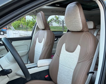 Volvo XC60 Leather Seat Covers (2017-2023): Custom Fit, Maximum Protection